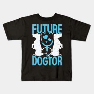 Future Dogtor Veterinarian Vet School Student Gift Kids T-Shirt